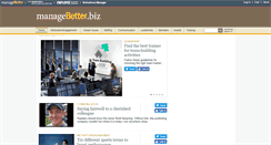 Desktop Screenshot of managebetter.biz